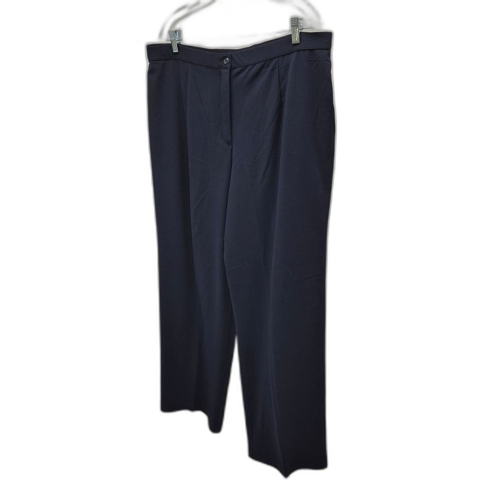 Harve Benard Classic Navy Blue Dress Pants Trousers Women's 18 Career Wear......